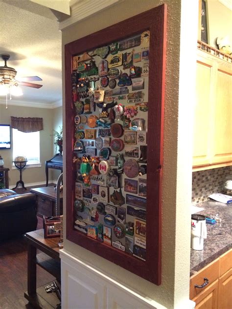 sheet metal magnet board diy|framed sheet metal magnet display.